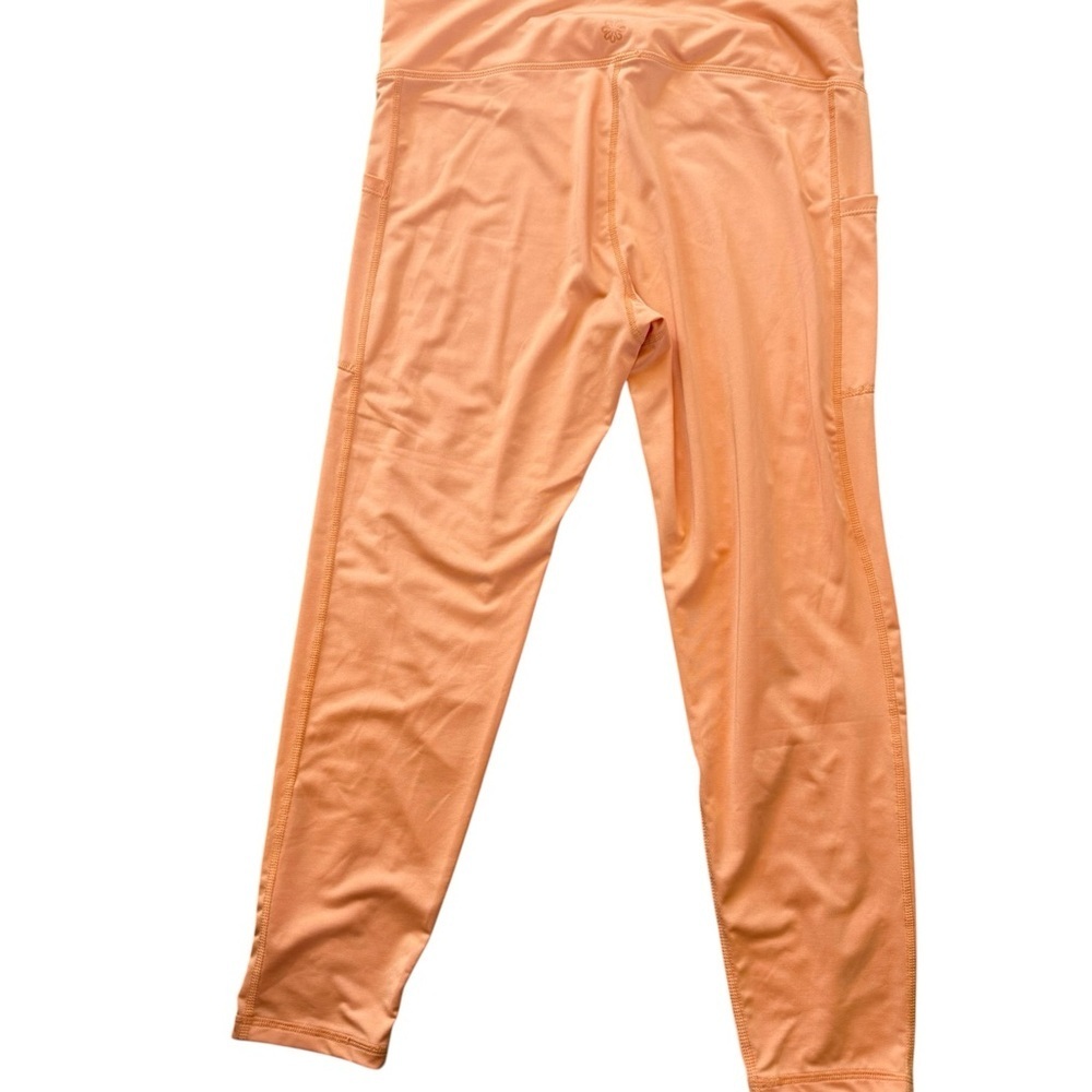 Women’s Pro Player Orange leggings EUC Size large - Picture 5 of 7